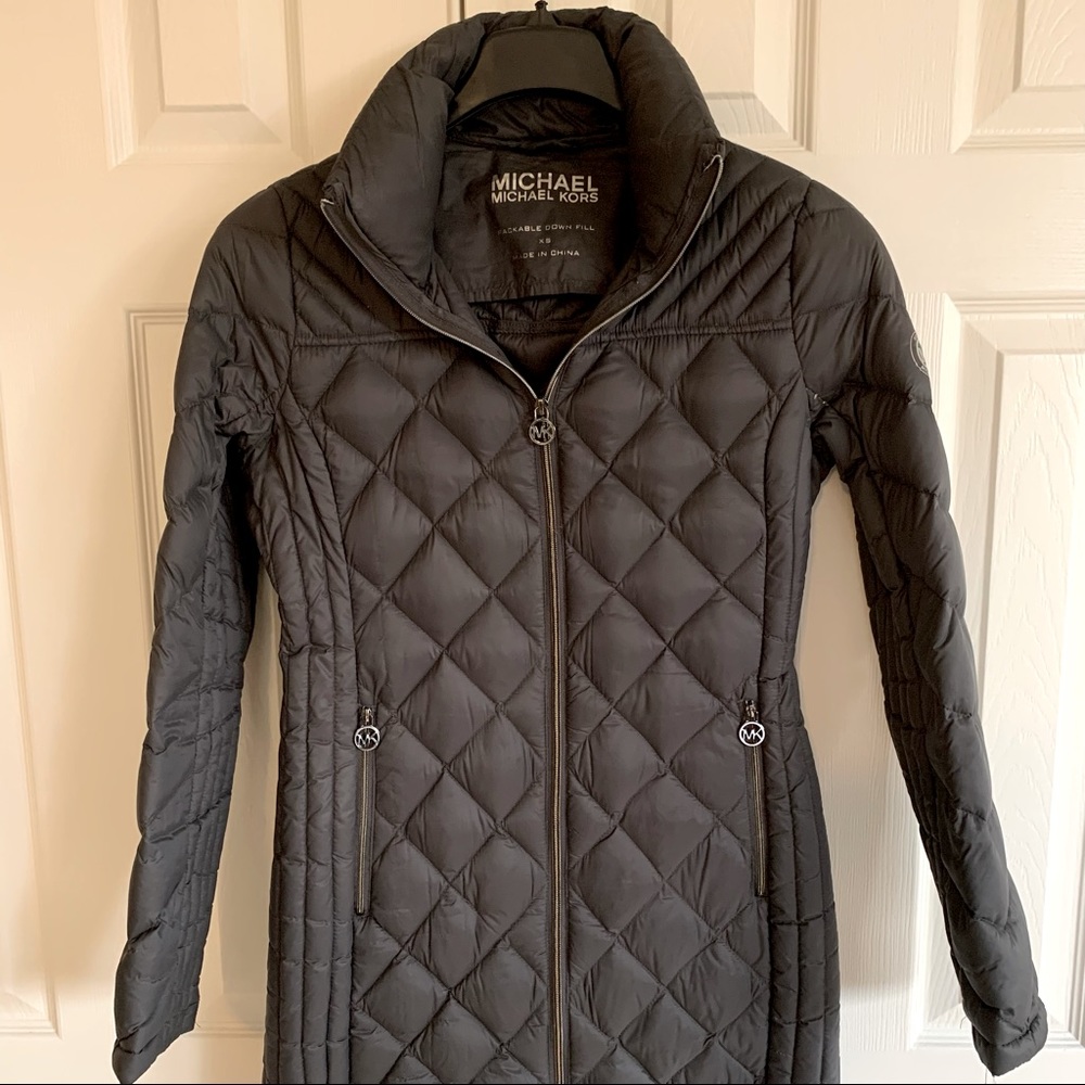 Michael Kors Ladies Down-Filled Coat, Gray, Size XS